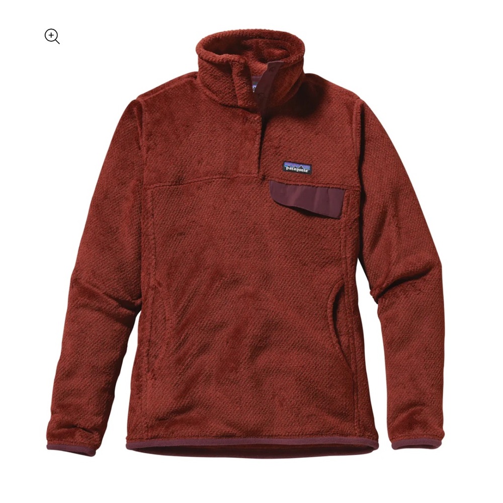 Patagonia Burgundy Re-Tool Snap-T Fleece Pullover